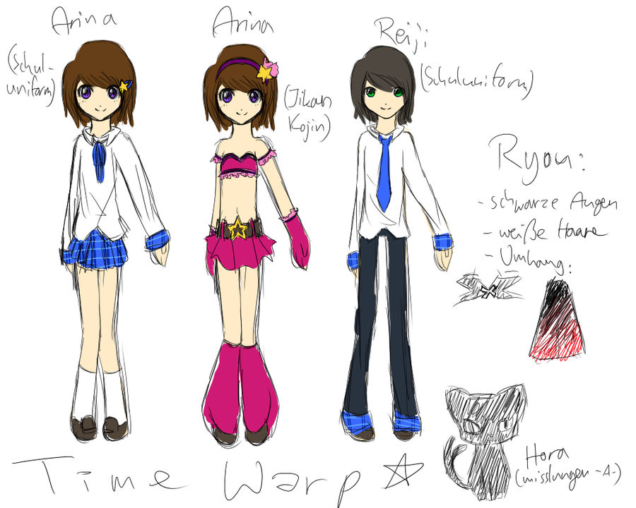 Time Warp - Character Designs by Rin-shi