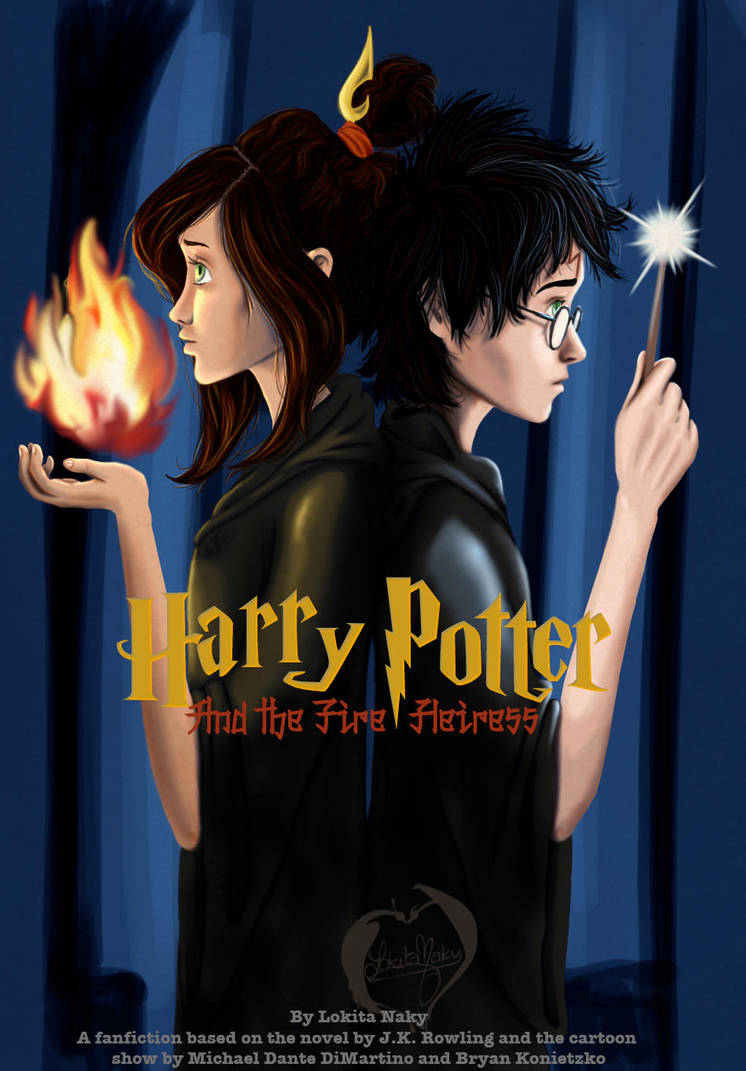 Harry Potter and the Fire Heiress cover by Lokita-Naky