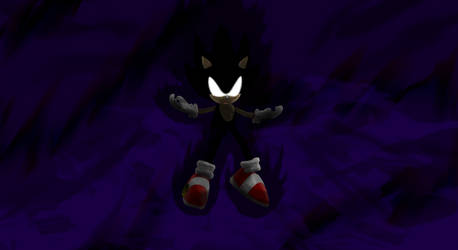 Dark Super Sonic Wallpaper By Bluesupersonic On Deviantart