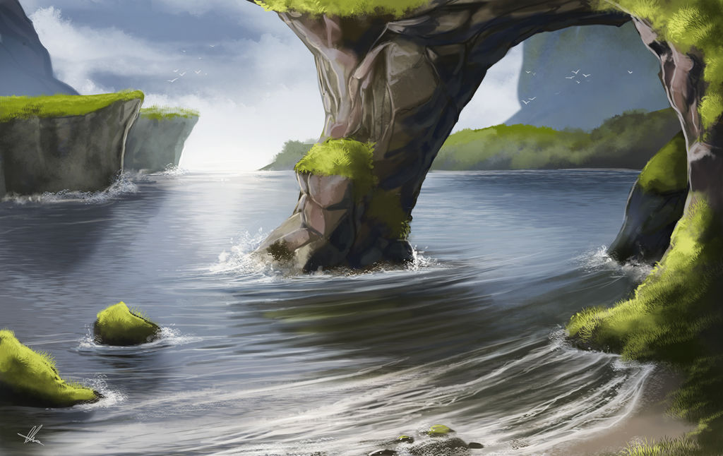 Wild Coast by AonikaArt