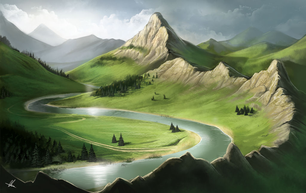 Plains of Raghall by AonikaArt