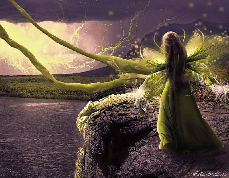 Lightning Fairy by Lolita-Artz Lightning Fairy by Lolita-Artz