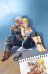 Fantasy Frontier Sketchbook 4 cover :D by lostonezero