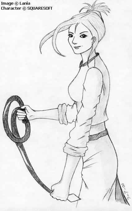 Gentle Smile, Deadly Whip by lania