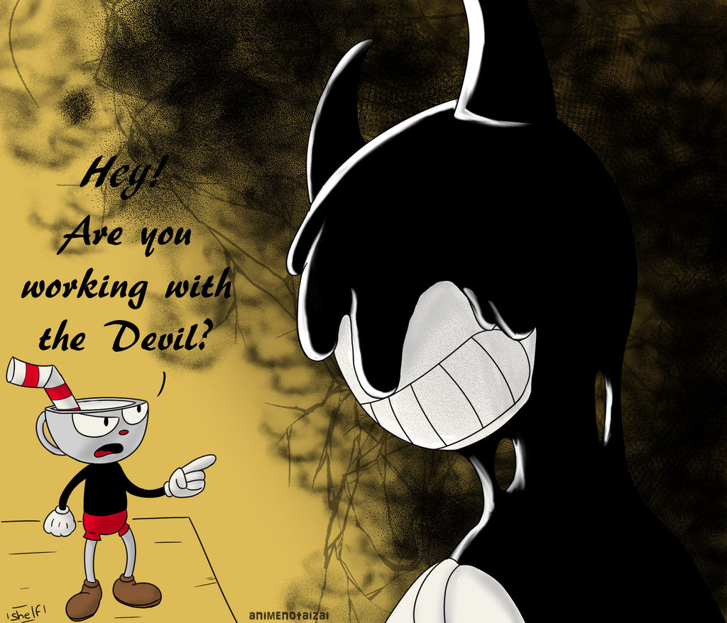 Cuphead VS Bendy by animenotaizai on DeviantArt