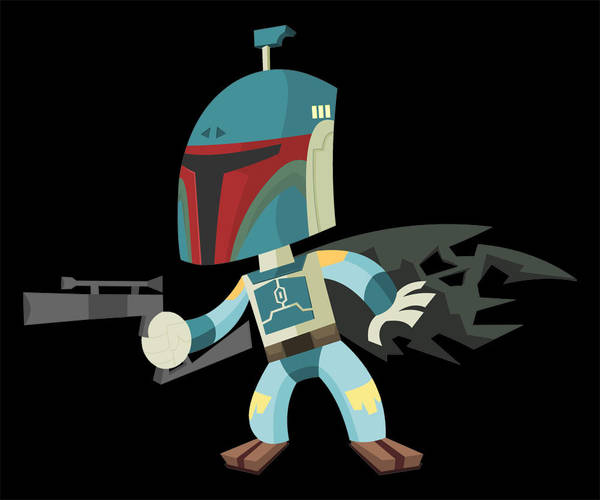 blue dude boba fett