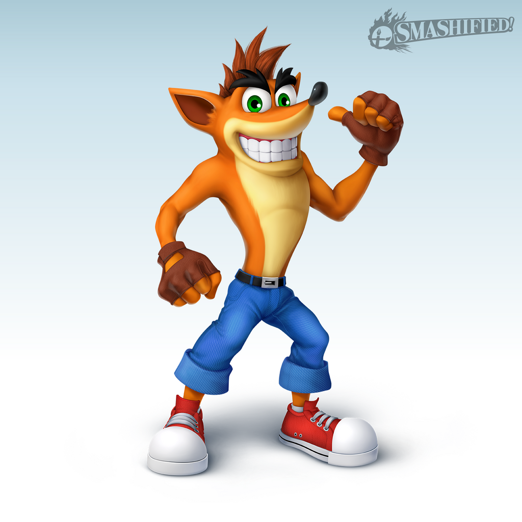 Crash Bandicoot Smashified! by SeanHicksArt