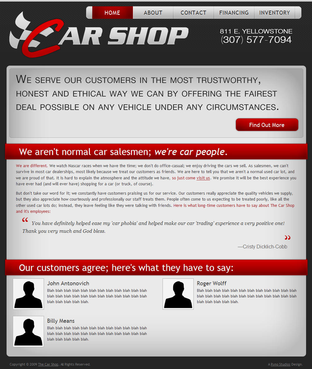 Used Car Dealership 02 - Coded by rthaut