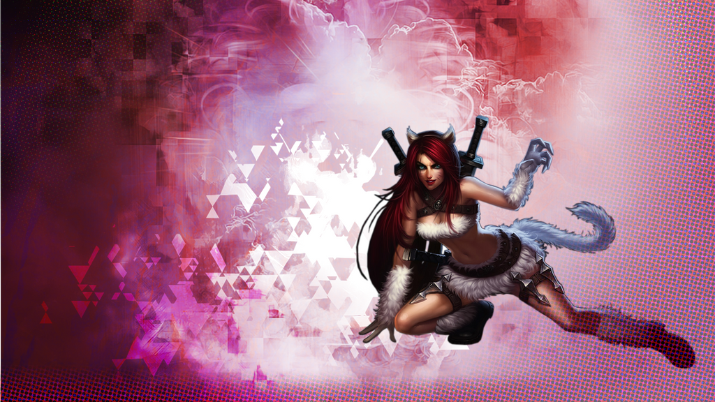 Kitty Cat Katarina Wallpaper By Epicrandompeep On Deviantart
