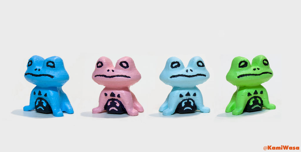 Undertale Froggit 3D Print + Paint by KamiWasa on DeviantArt