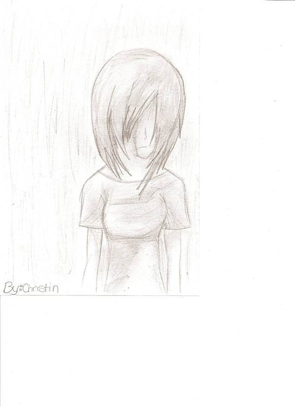 Anime Girl Crying In The Rain By Harukokiseai On Deviantart