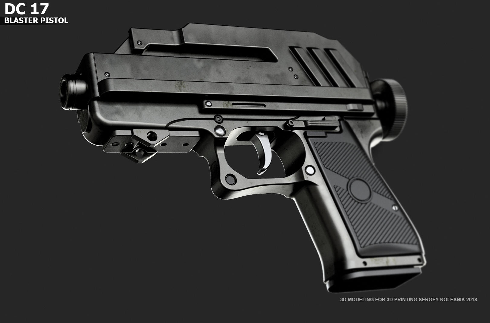 DC17 Blaster Pistol by ksnart on DeviantArt
