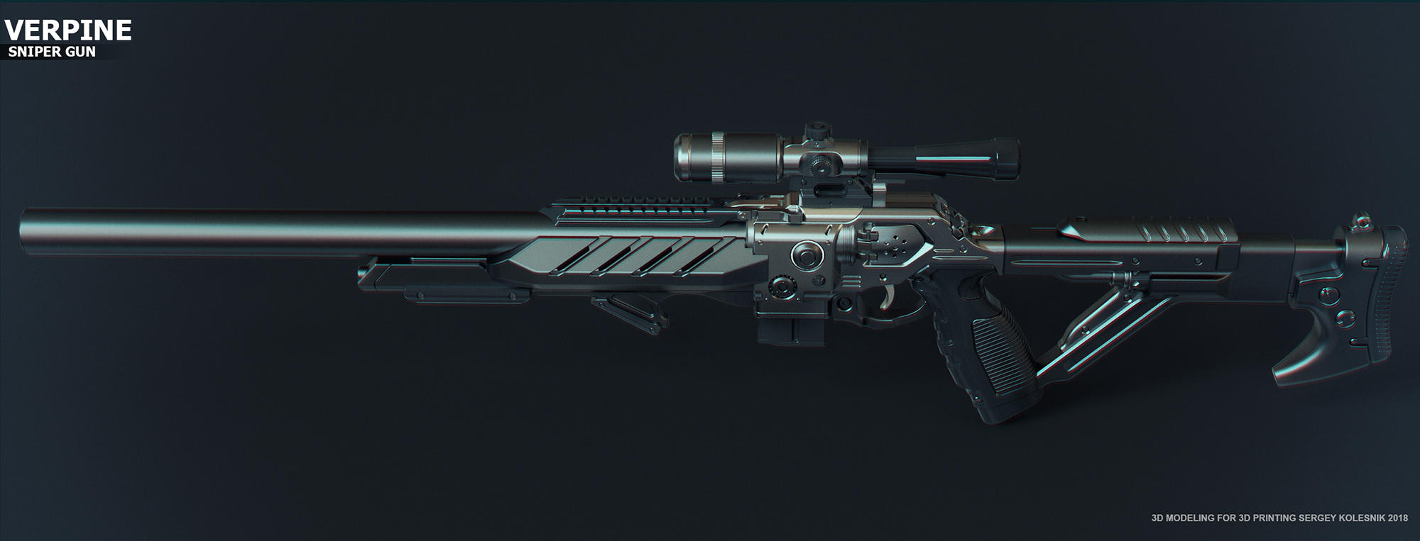 Verpine sniper gun by ksn-art