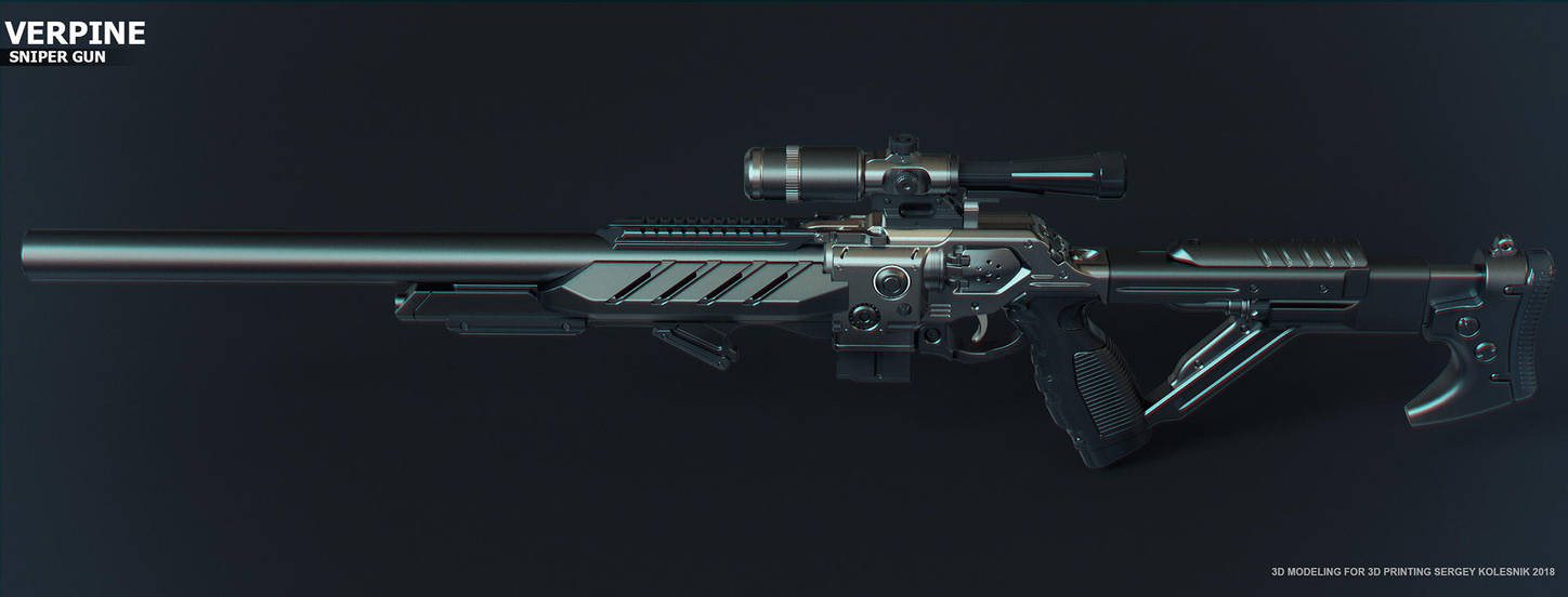 Verpine sniper gun by ksn-art