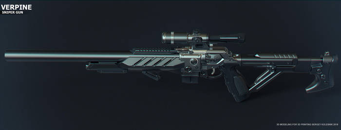 Verpine sniper gun by ksn-art