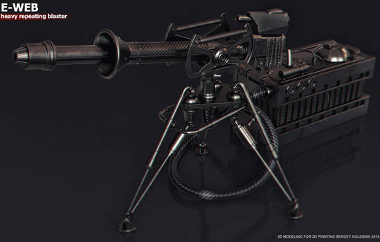 E-Web heavy repeating blaster by ksn-art