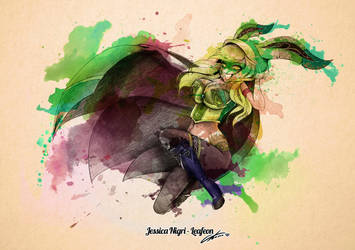 Jessica Nigri Leafeon by CKibe