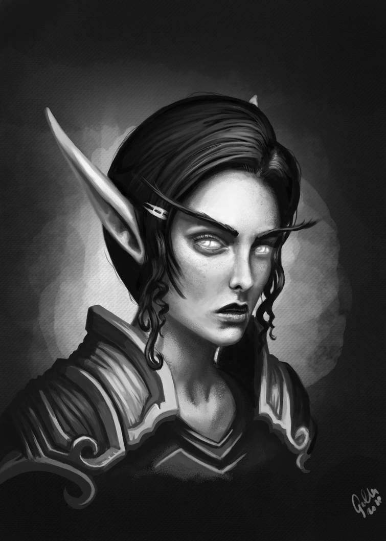 Sharp look, sharp tongue! by Galder