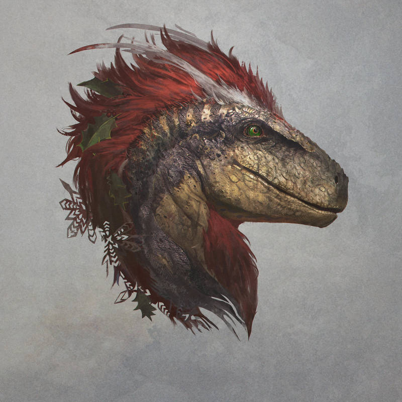 Christmasaur by GerryArthur