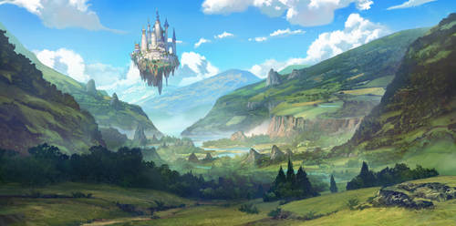 lost valley by TylerEdlinArt