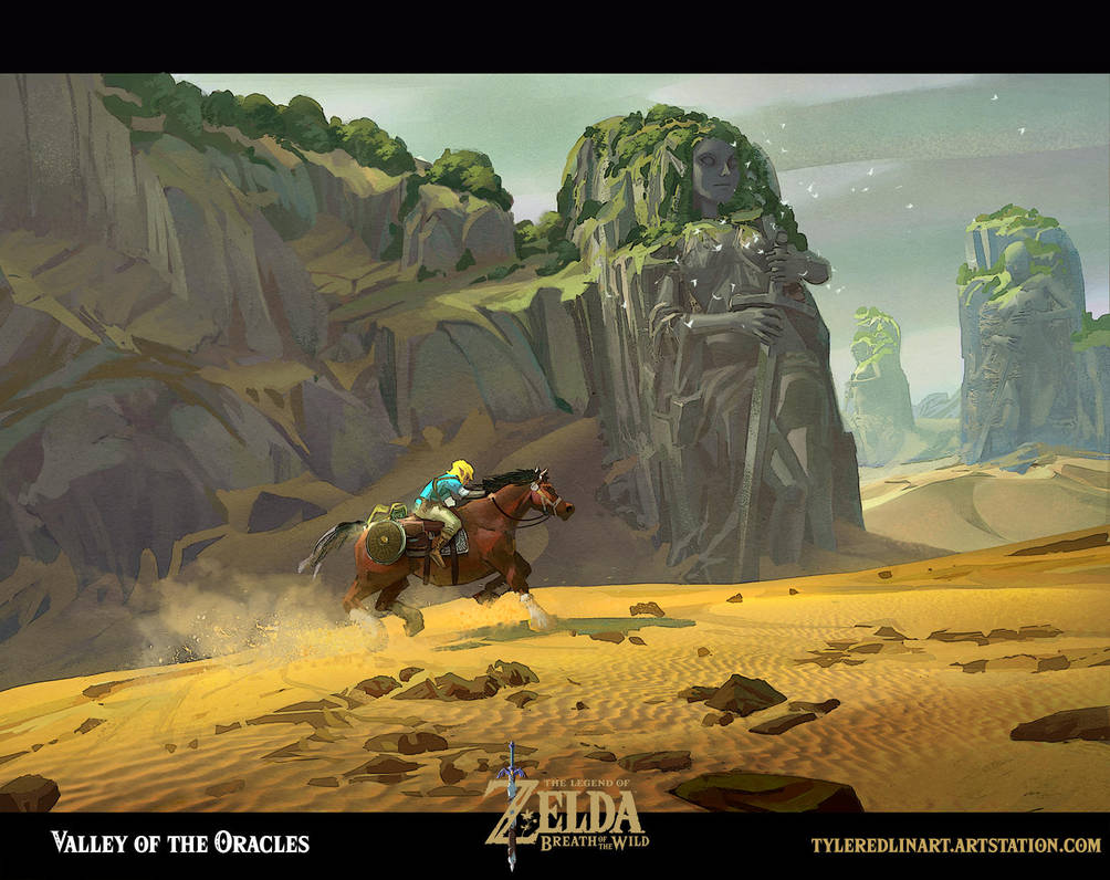Valley of the oracles (breath of the wild) by TylerEdlinArt