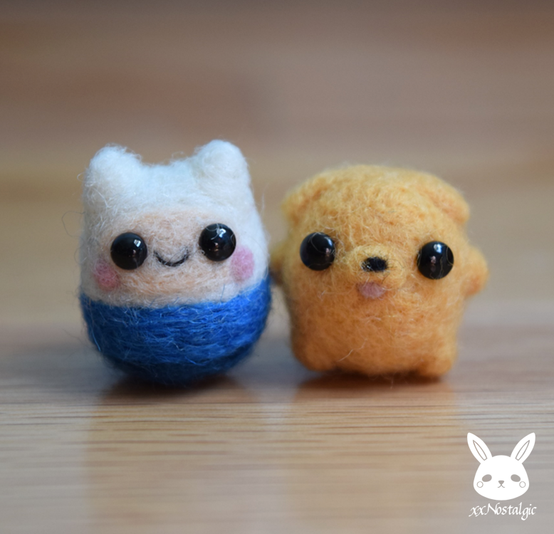 Felted Mini Finn And Jake by xxNostalgic