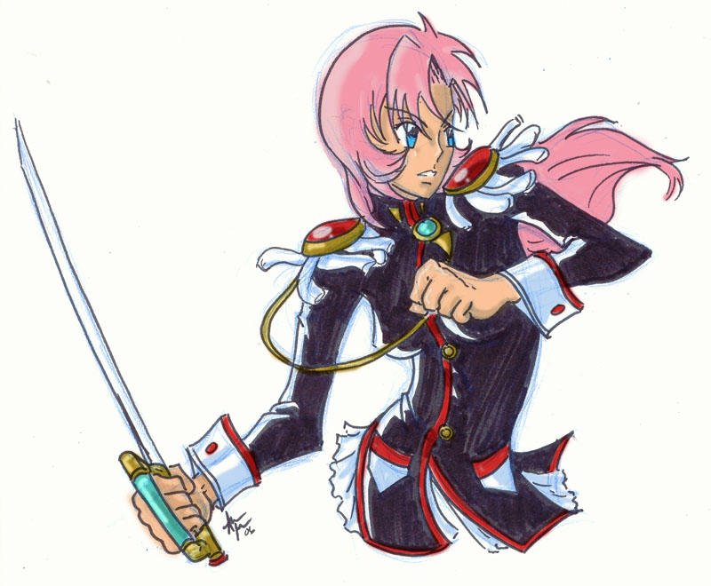 utena doodle by utenafangirl