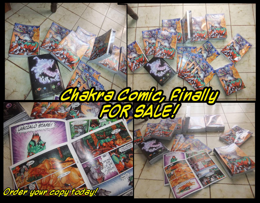 Chakra Comic FOR SALE! SOLD OUT! by ARVEN92