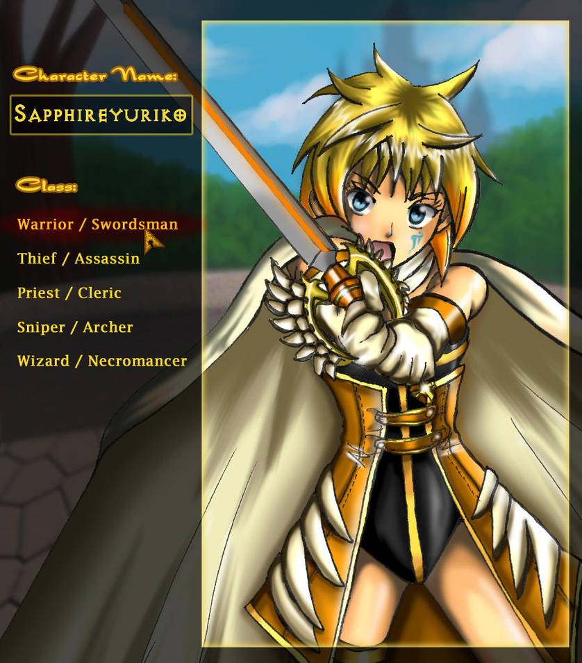 RPG Class Meme: Swordsman by sapphireyuriko on DeviantArt
