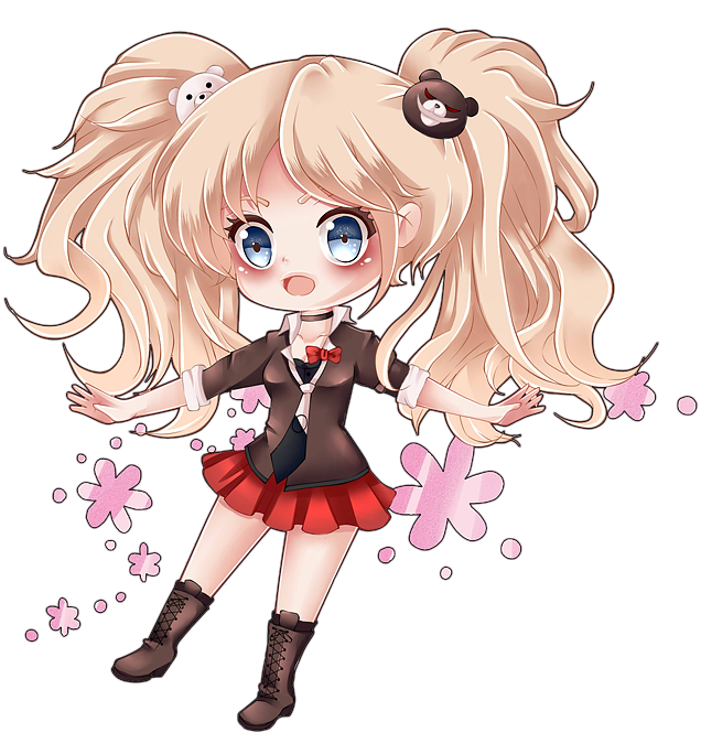 Junko Enoshima Chibi by Tish-Marie on DeviantArt