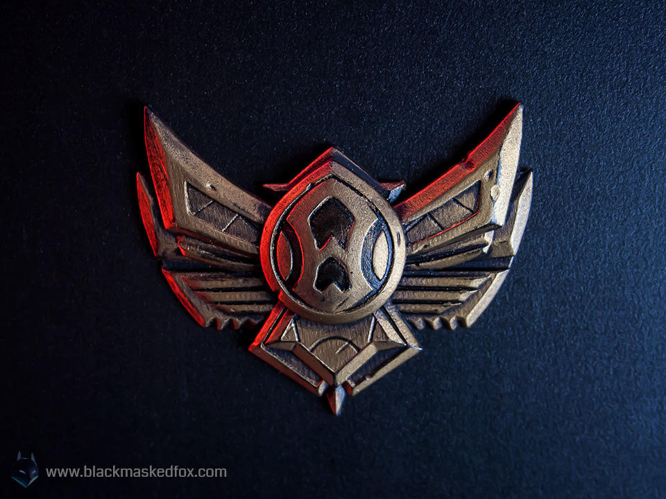 League of Legends Bronze Badge Magnet by blackmaskedfox