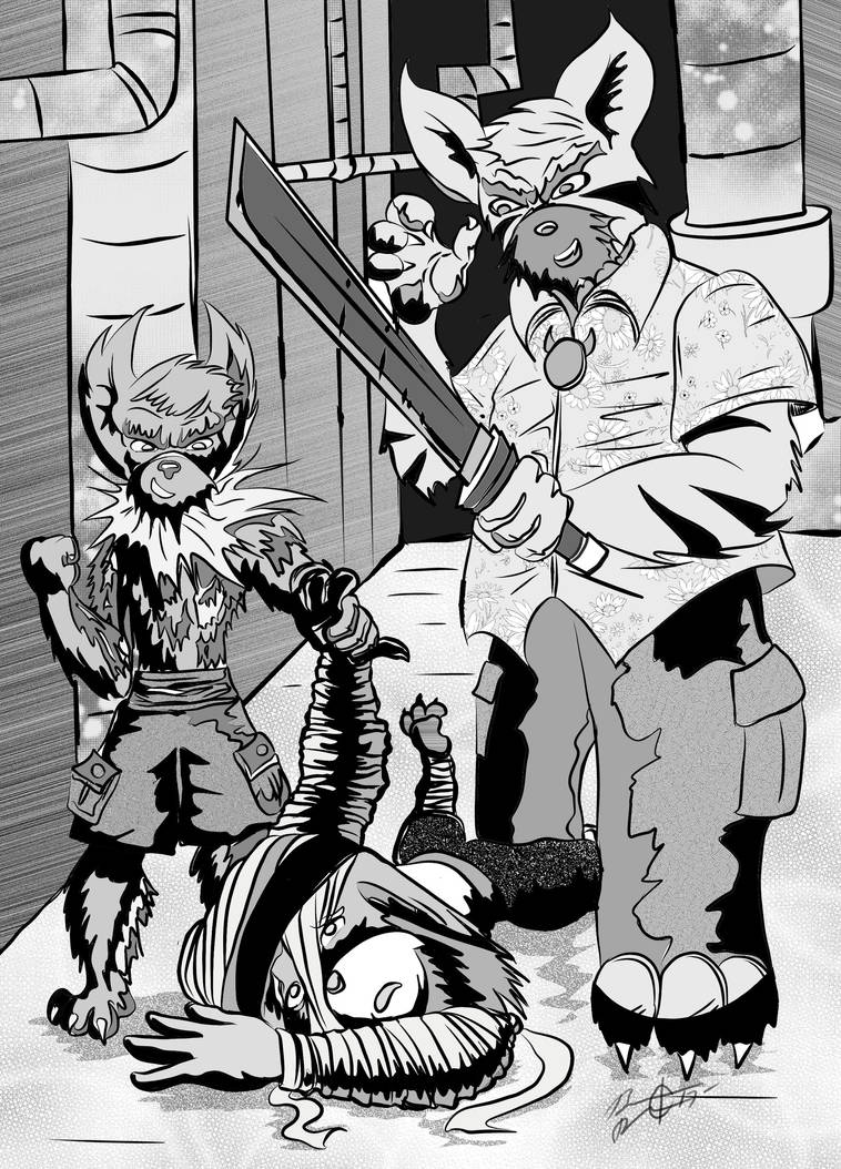 Attacked in an Alleyway by MortimerAglet