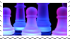 chess pieces stamp by egraut