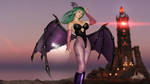 Morrigan Aensland Wallpaper by tiangtam