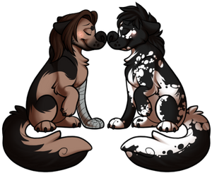 YCH: Bucky and Kyro by BlueRocketMouse YCH: Bucky and Kyro by BlueRocketMouse