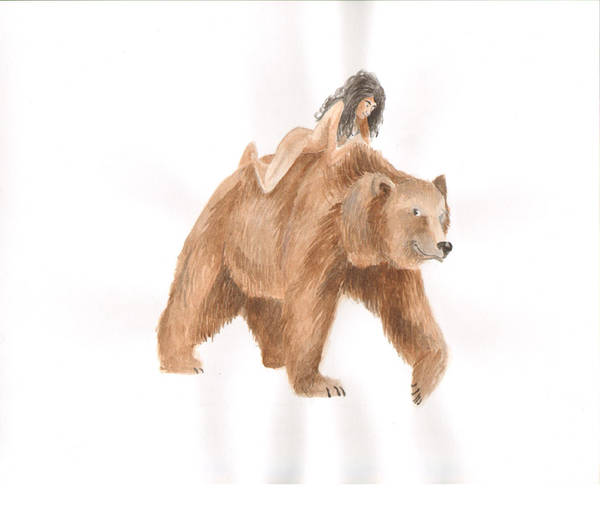Mowgli and Baloo by kookybird