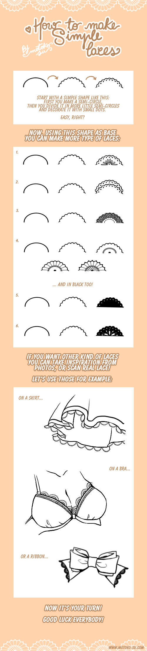 Lace tutorial by Motoko-Su
