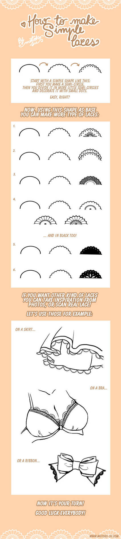 Lace tutorial by Motoko-Su