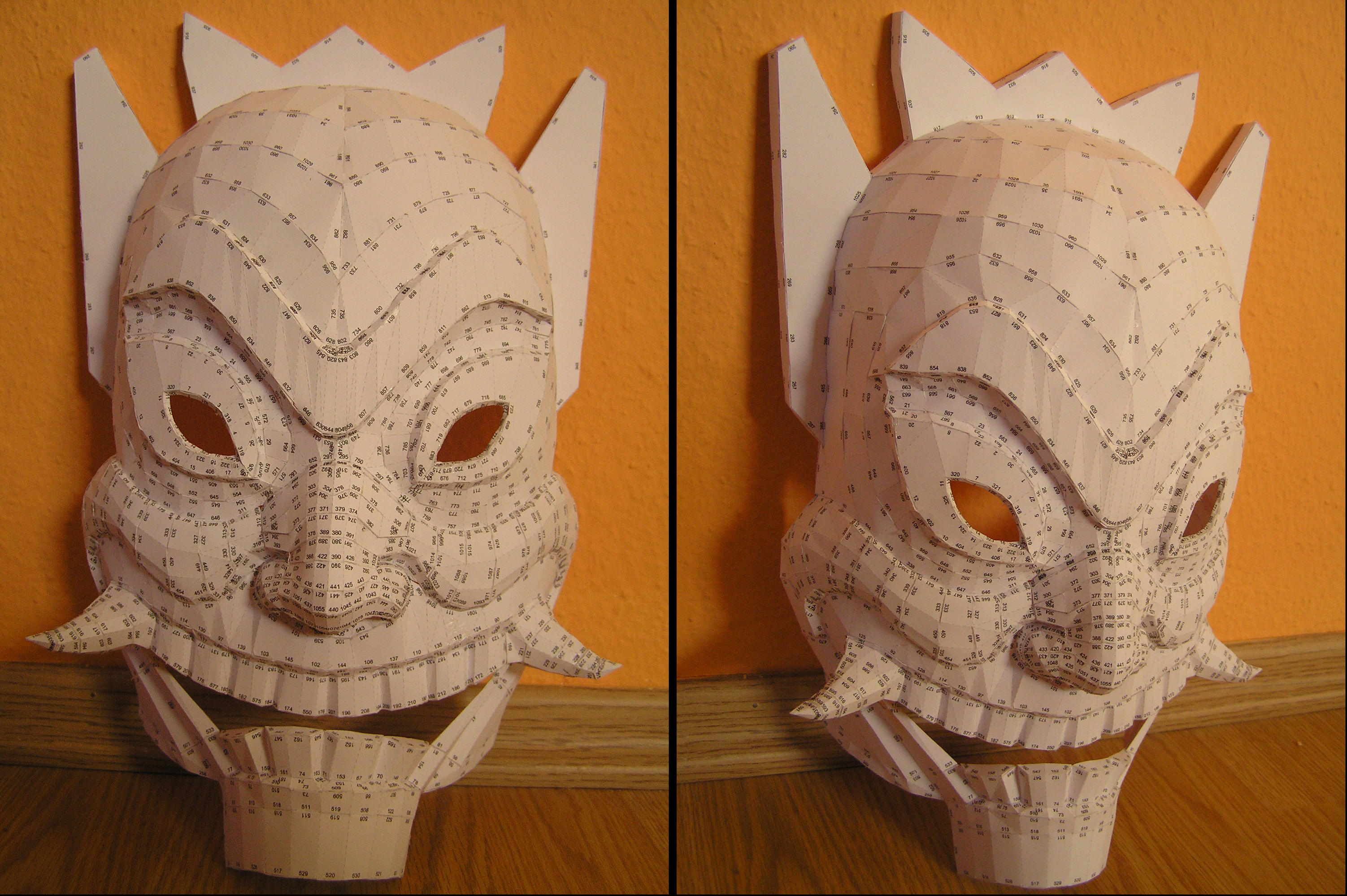 pepakura mask pattern