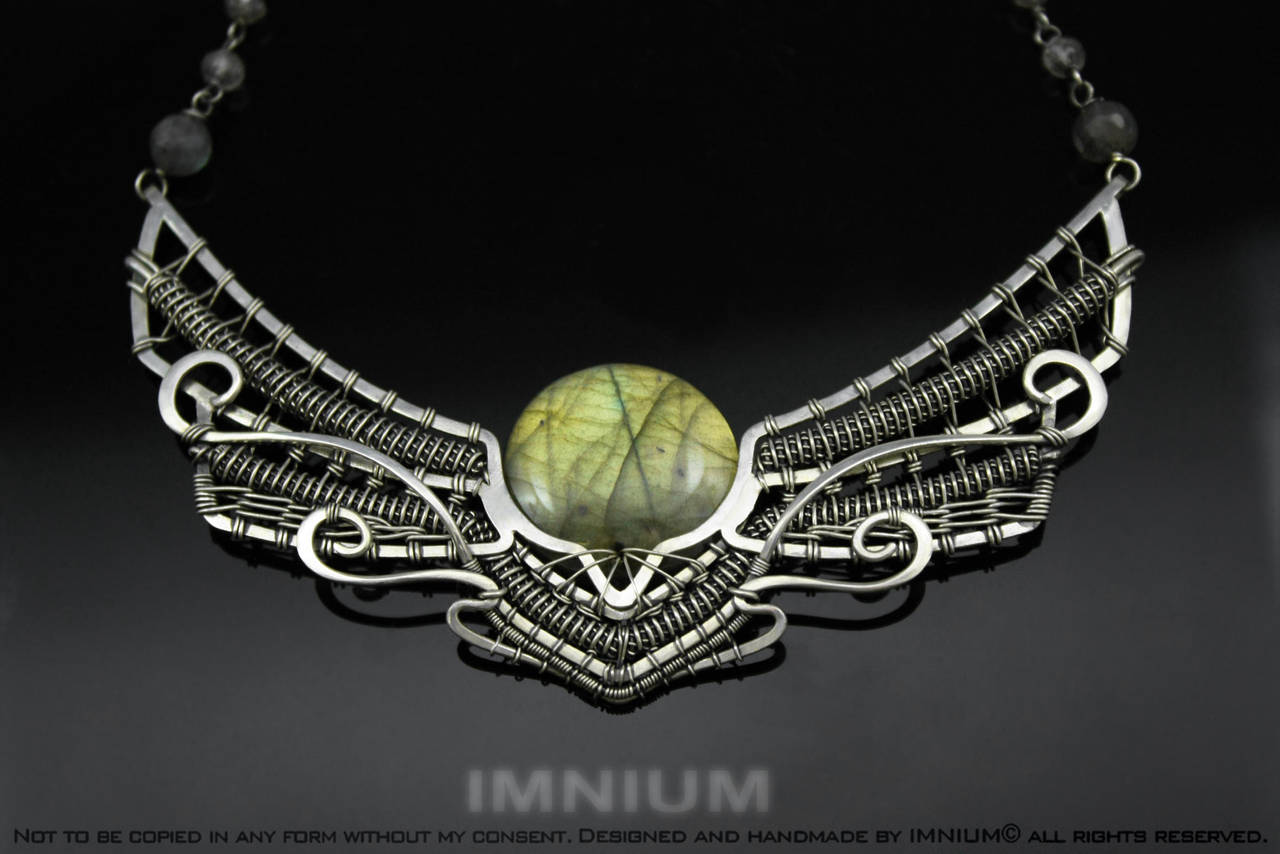 The Winged Sun necklace by IMNIUM