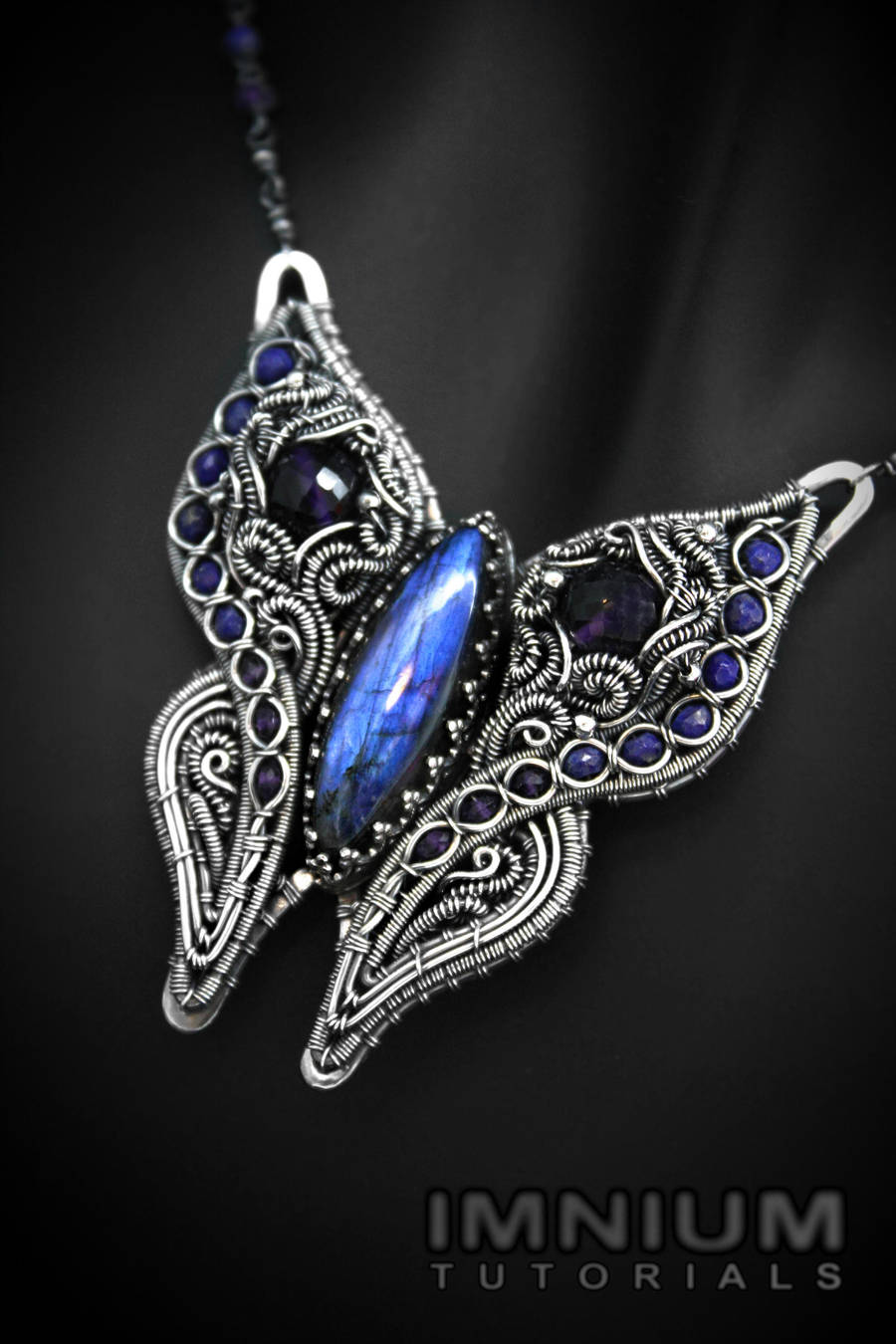 Butterfly pendant tutorial by IMNIUM