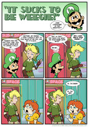Sucks to be Luigi: Link+Daisy by kevinbolk