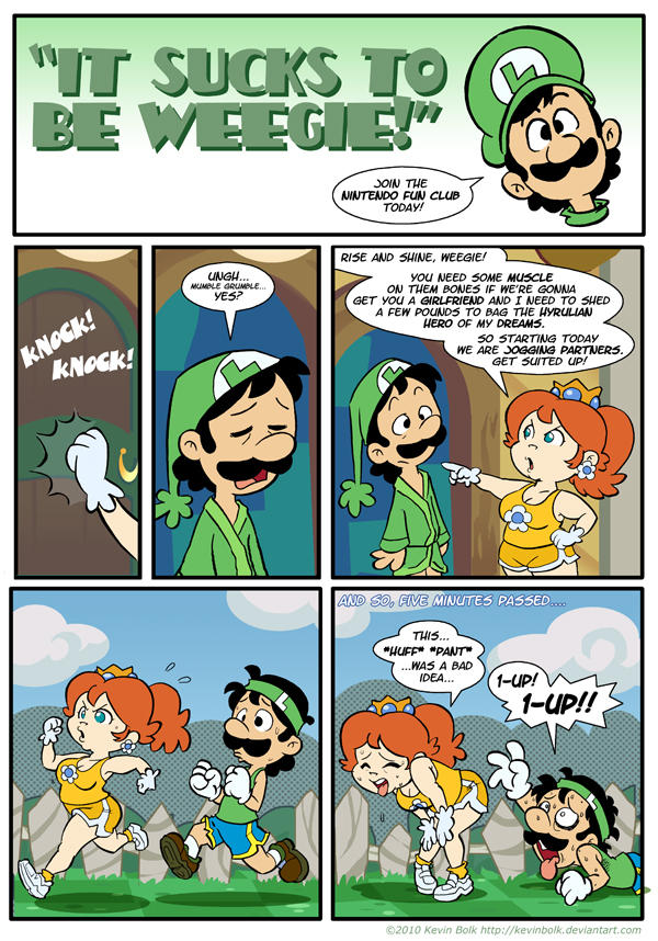 Sucks to be Luigi: Jogging by kevinbolk