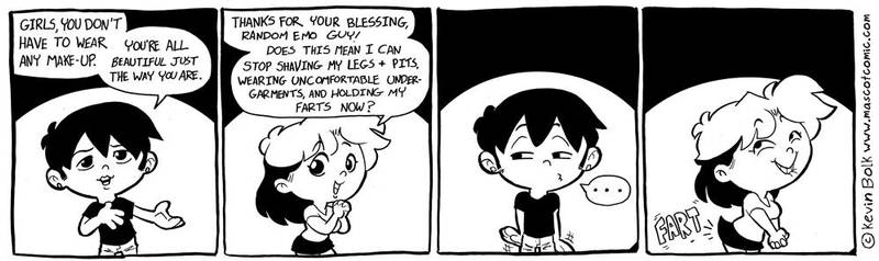 IMOM: Girl Kevin + Emo Kevin in 'True Beauty' by kevinbolk