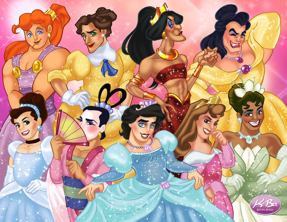 Disney Queens by kevinbolk