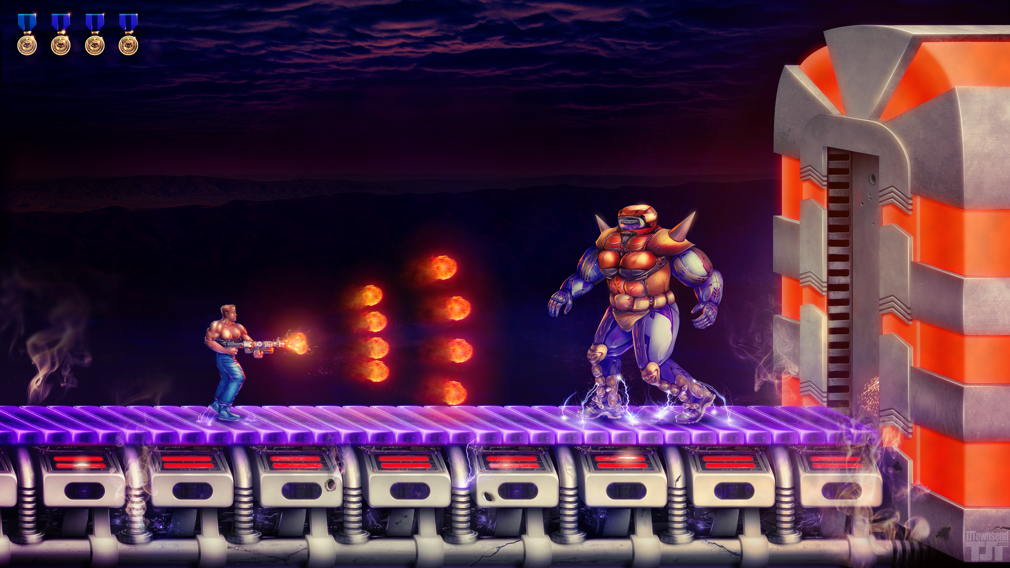 Contra - Energy Zone Boss by Elemental79