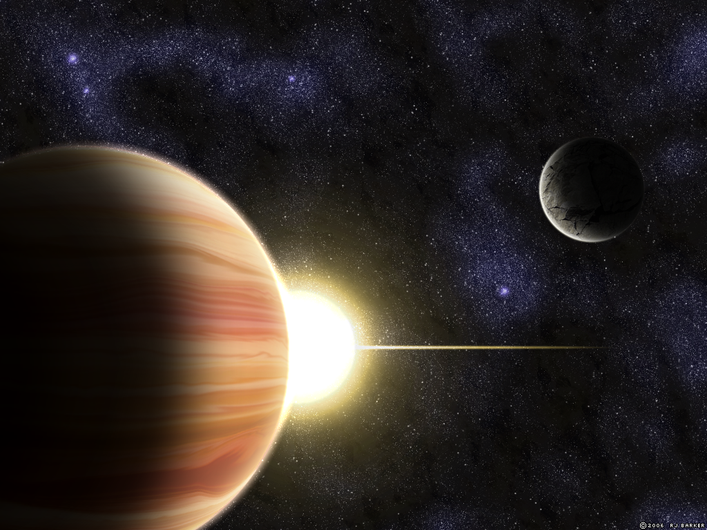 First Space Scene by Phaese