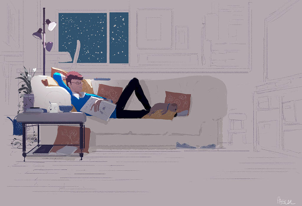 Couch potatoeing by PascalCampion
