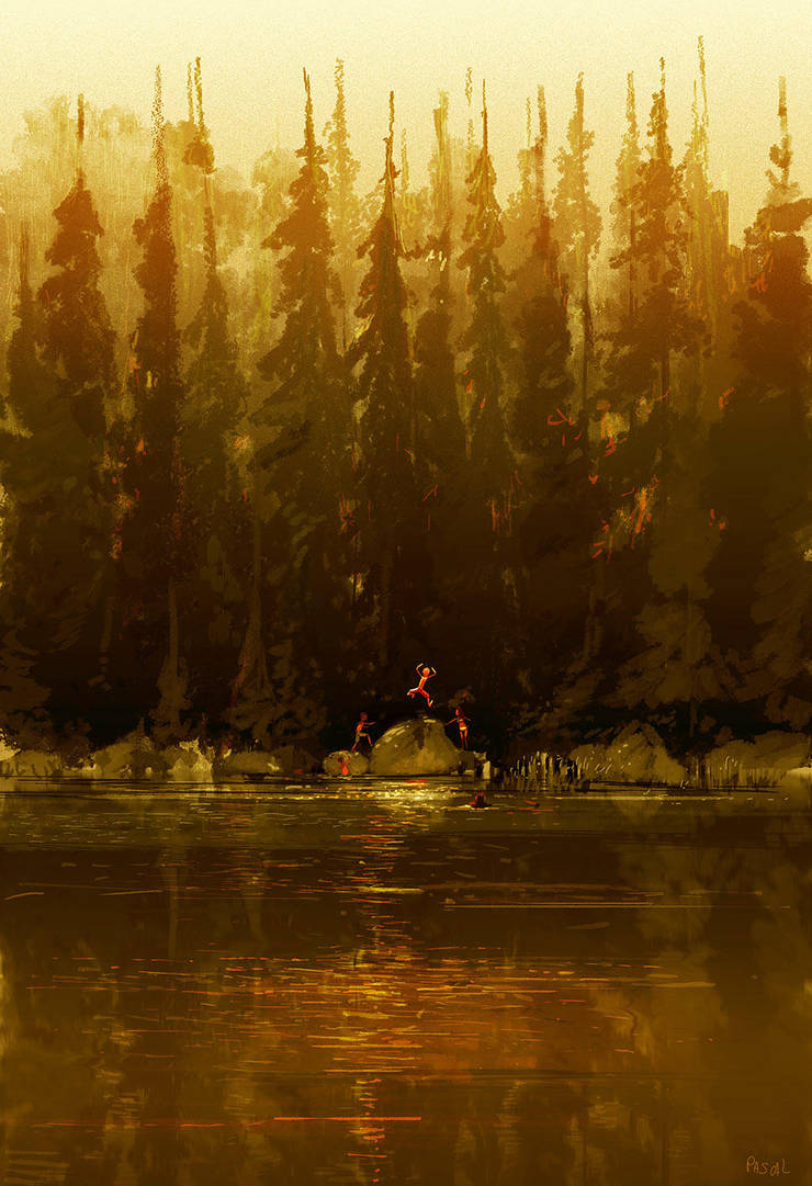 Up at the lake. by PascalCampion