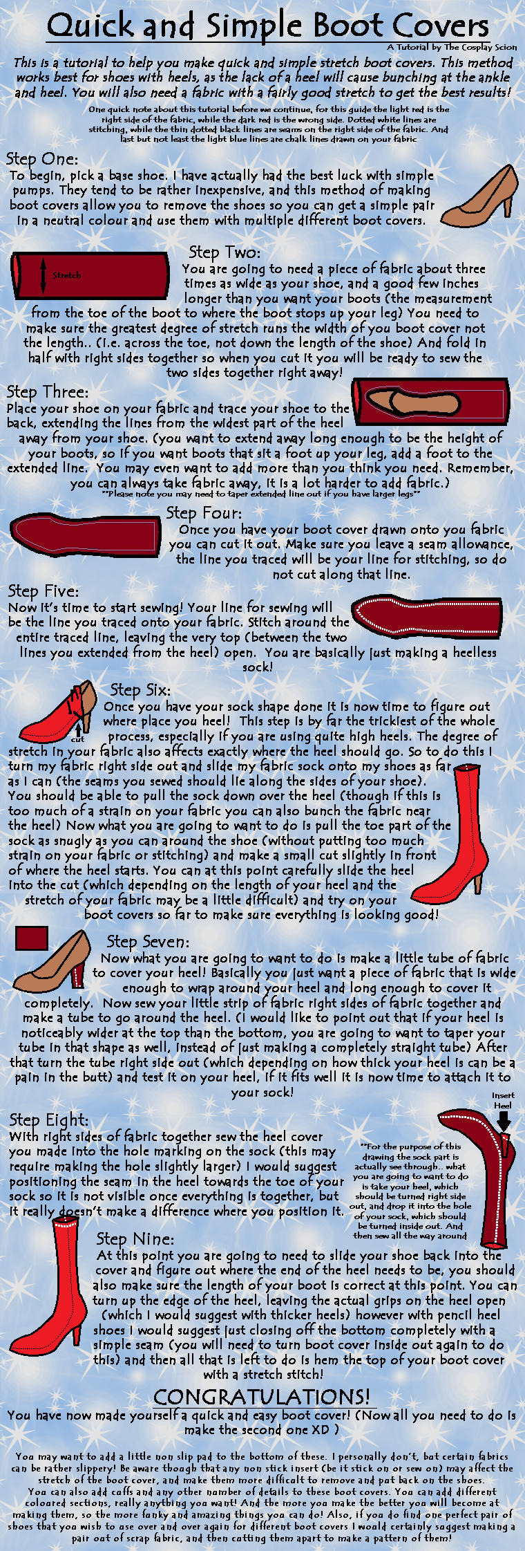 Stretch Boot Cover Tutorial by The-Cosplay-Scion